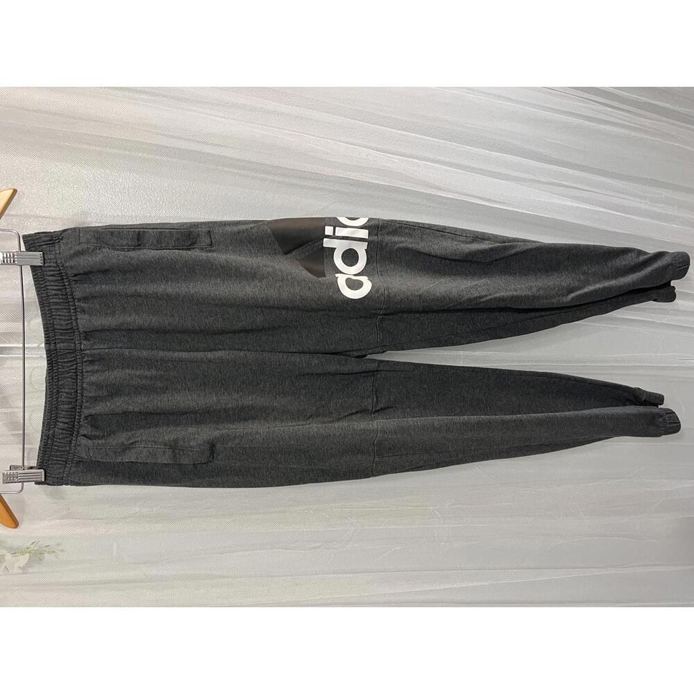 Adidas Men's Dark Gray Sweatpants with Logo size‎ S